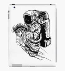 Astronaut Jellyfish Surrealism Line Art iPad Case/Skin