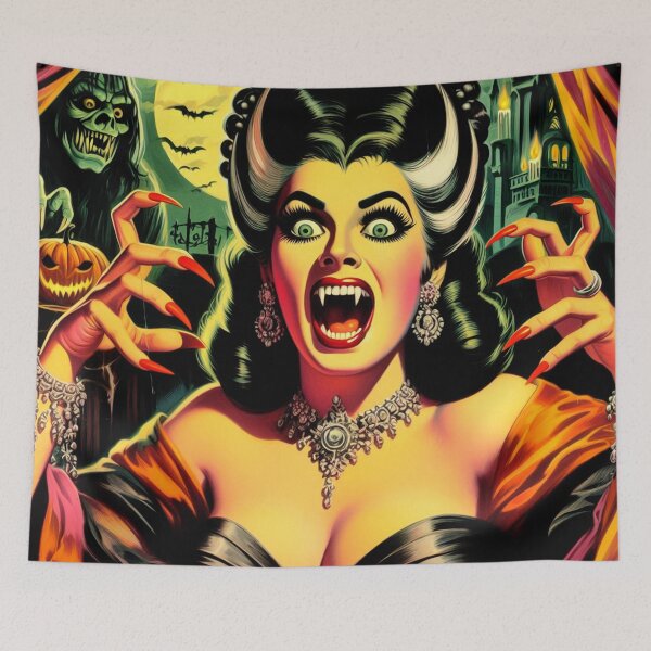 Item preview, Retro Witch Girl designed and sold by PulpVintage.