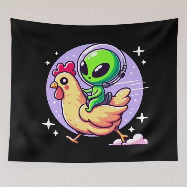 Item preview, Alien Ride Chicken  designed and sold by Designowner.