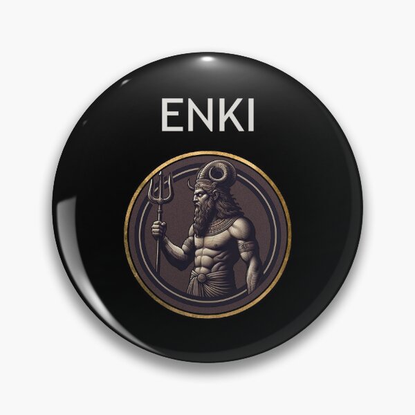 Item preview, Enki Sumerian God of Wisdom, Water and Trickery designed and sold by Agema Apparel.