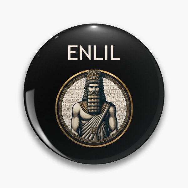 Item preview, Enlil Sumerian God of the Wind Mesopotamian Gods designed and sold by Agema Apparel.