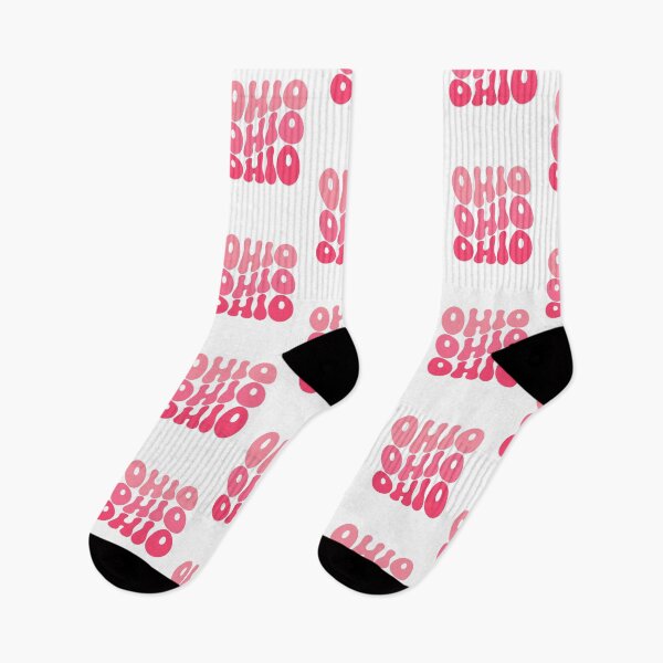 Item preview, COQUETTE AESTHETIC PINK OHIO 3 WAVY RETRO DESIGN designed and sold by actually-mads.