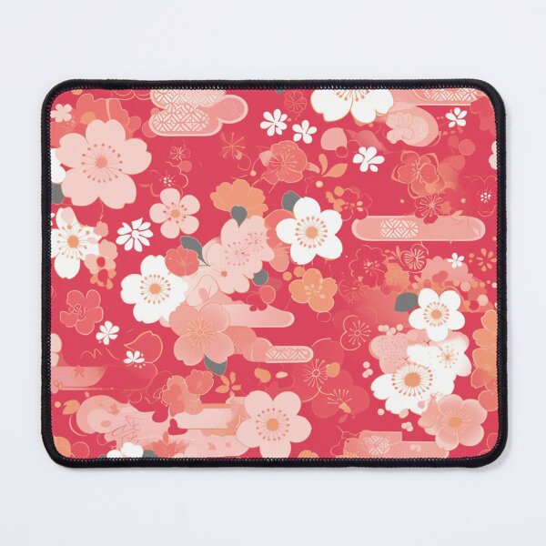 Artikelvorschau, Rosa japanisches Kimono-Motiv | Nahtlos entworfen und verkauft von Unrooted.
