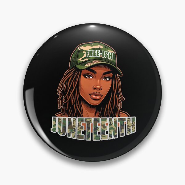 Artikelvorschau, Juneteenth Free-ish Camo Hut Locs entworfen und verkauft von blackartmatters.
