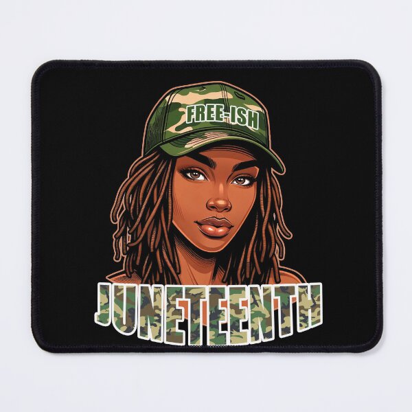 Item preview, Juneteenth Free-ish Camo Hat Locs designed and sold by blackartmatters.