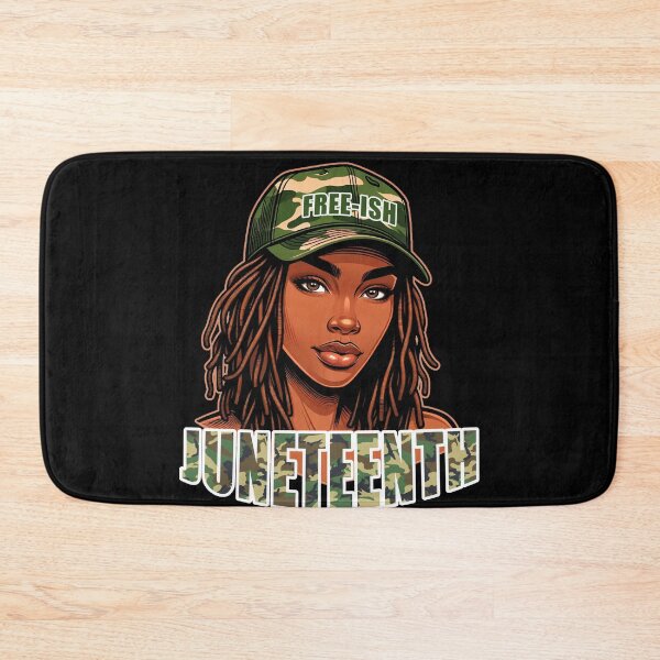 Item preview, Juneteenth Free-ish Camo Hat Locs designed and sold by blackartmatters.
