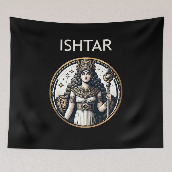 Item preview, Ishtar Mesopotamian Goddess of War and Love designed and sold by Agema Apparel.