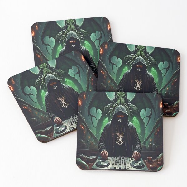 Item preview, Occult DJ Cthulu designed and sold by ElevatedElite.