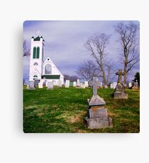 Churchyard Canvas Print