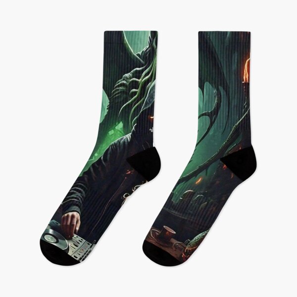 Item preview, Occult DJ Cthulu designed and sold by ElevatedElite.