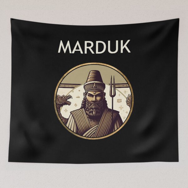 Item preview, Marduk Babylonian God Ancient Mesopotamian Gods designed and sold by Agema Apparel.