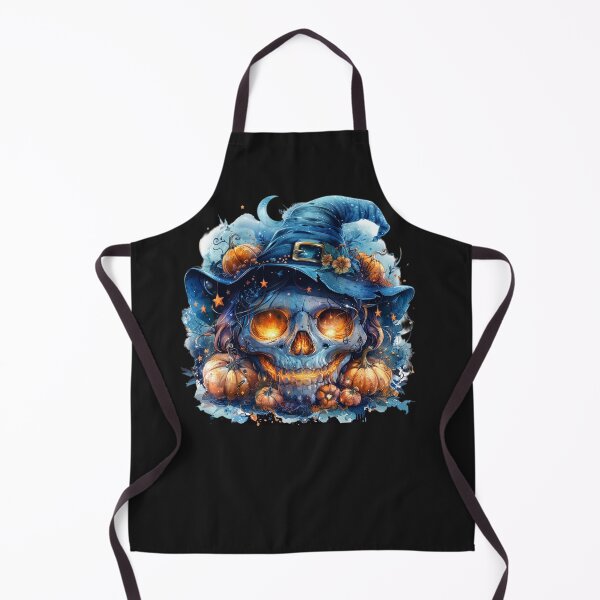 Item preview, Halloween Scary Witch Skull Design Pattern with Pumpkin designed and sold by CarpanaBay.