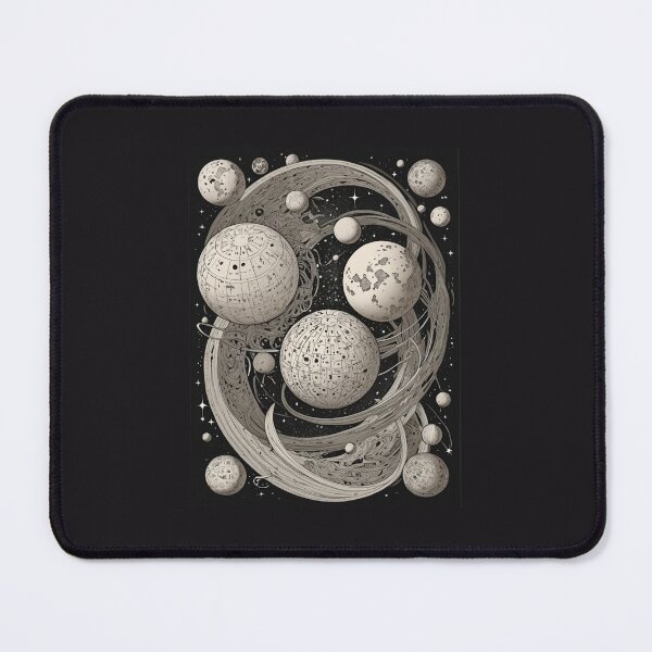 Item preview, Celestial Dance - Line Art designed and sold by mukraker.