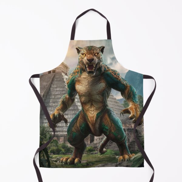 Item preview, Titan Kaiju Jaguar, in a lush jungle setting designed and sold by Titan33.
