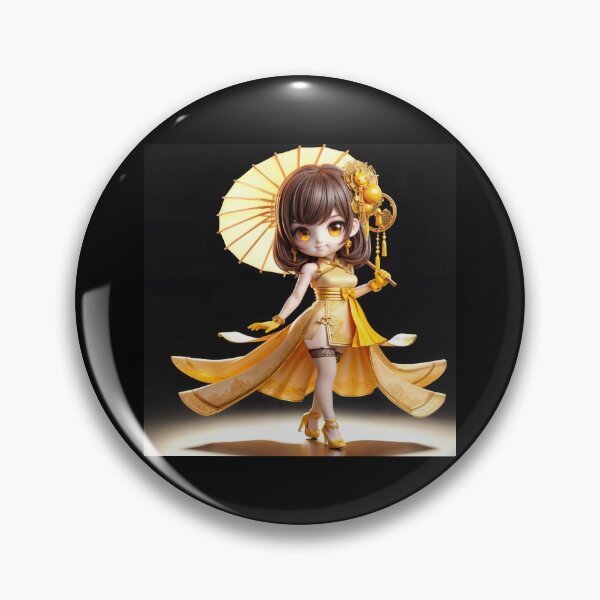 Item preview, Midori, the Yellow Guardian of the Chibi Order of Silk designed and sold by CHIBI_POPZ.