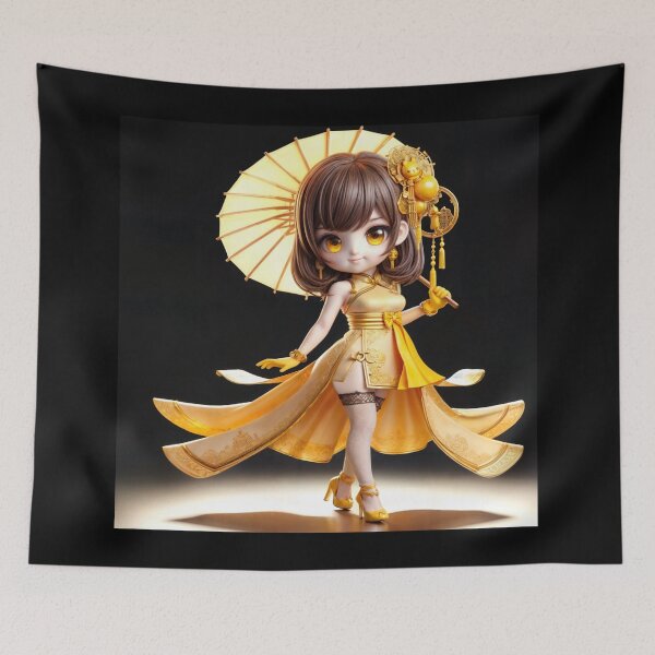 Item preview, Midori, the Yellow Guardian of the Chibi Order of Silk designed and sold by CHIBI_POPZ.