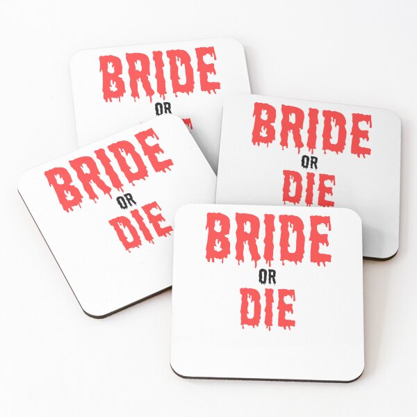 Item preview, Bride Or Die Funny Skeleton Bridal Party Wedding Day designed and sold by MagicSD Designs.