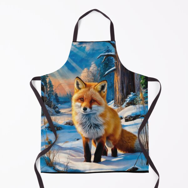 Item preview, Fox Portrait. Winter fox, fox painting, Leonardo da Vinci style designed and sold by FoxVibes.