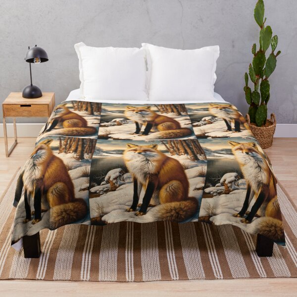 Item preview, Fox Portrait. Winter fox, fox painting, Leonardo da Vinci style designed and sold by FoxVibes.