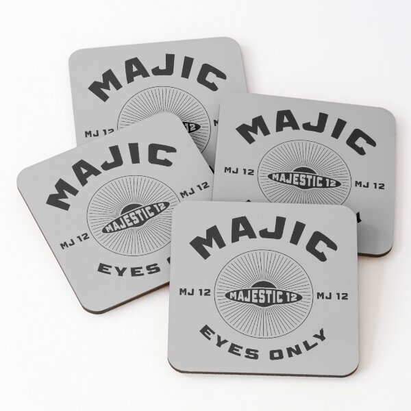 Item preview, MAJESTIC 12. MAJIC. EYES ONLY. BLACK. designed and sold by 5hertz.