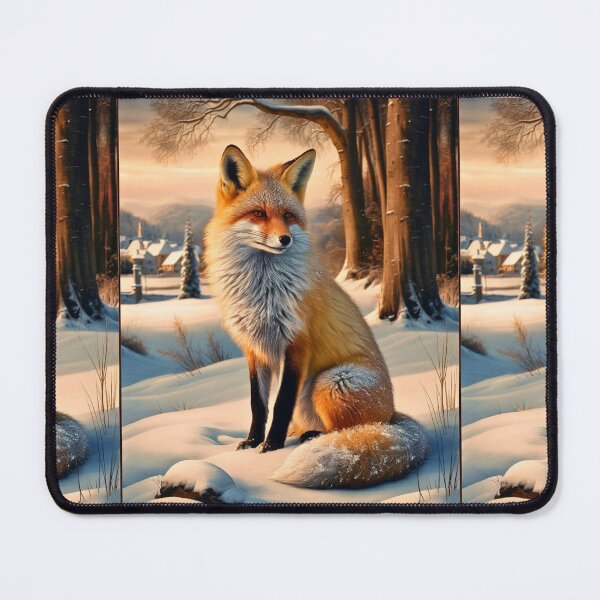 Item preview, Fox Portrait. Winter fox, fox painting, Leonardo da Vinci style designed and sold by FoxVibes.
