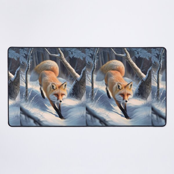 Item preview, Fox Portrait. Winter fox, fox painting, Leonardo da Vinci style designed and sold by FoxVibes.