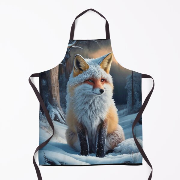 Artikelvorschau, Fuchsporträt. Winterfuchs, Fuchsgemälde, Leonardo da Vinci-Stil entworfen und verkauft von FoxVibes.