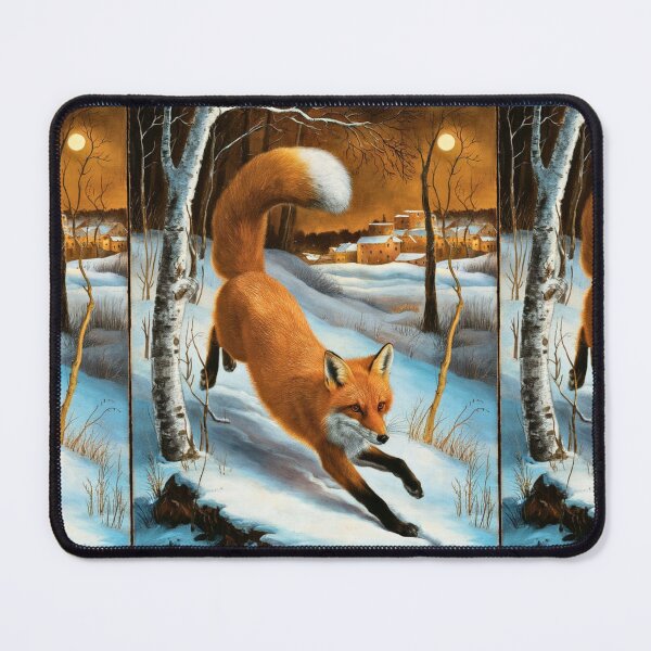 Item preview, Fox Portrait. Winter fox, fox painting, Leonardo da Vinci style designed and sold by FoxVibes.