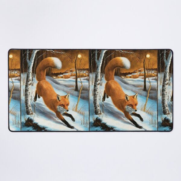 Item preview, Fox Portrait. Winter fox, fox painting, Leonardo da Vinci style designed and sold by FoxVibes.
