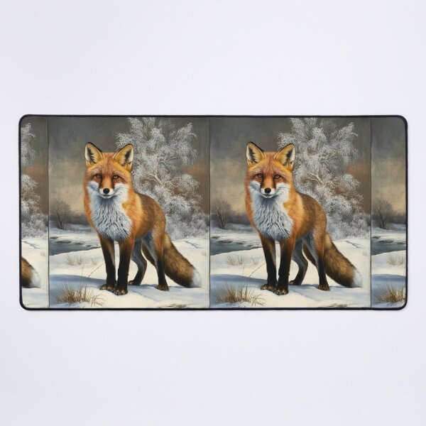 Item preview, Fox Portrait. Winter fox, fox painting, Leonardo da Vinci style designed and sold by FoxVibes.