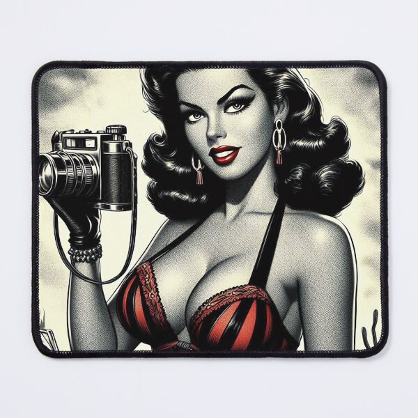 Item preview, Cute Photographer Pin-up designed and sold by PulpVintage.