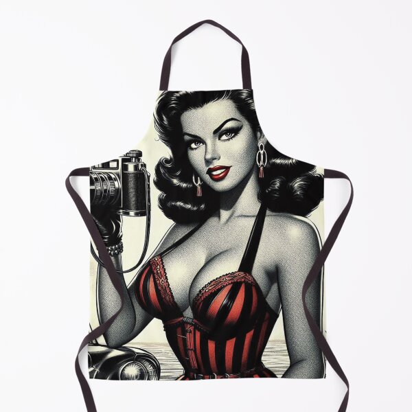 Item preview, Cute Photographer Pin-up designed and sold by PulpVintage.