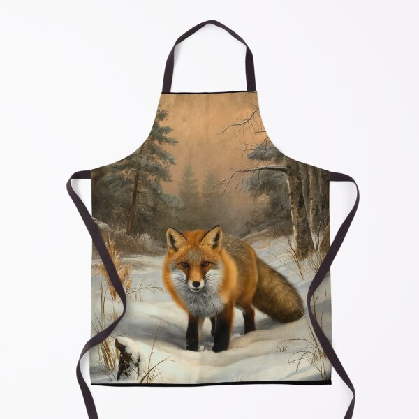 Item preview, Fox Portrait. Winter fox, fox painting, Leonardo da Vinci style designed and sold by FoxVibes.