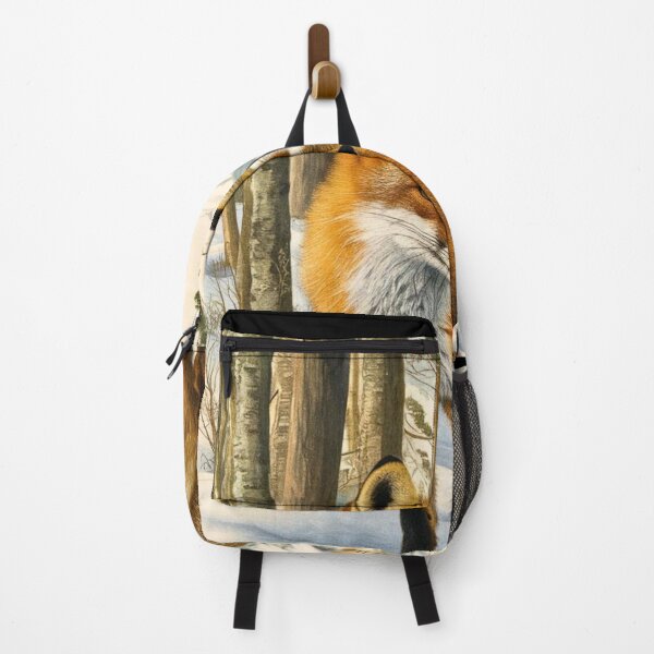 Artikelvorschau, Fuchsporträt. Winterfuchs, Fuchsgemälde, Leonardo da Vinci-Stil entworfen und verkauft von FoxVibes.