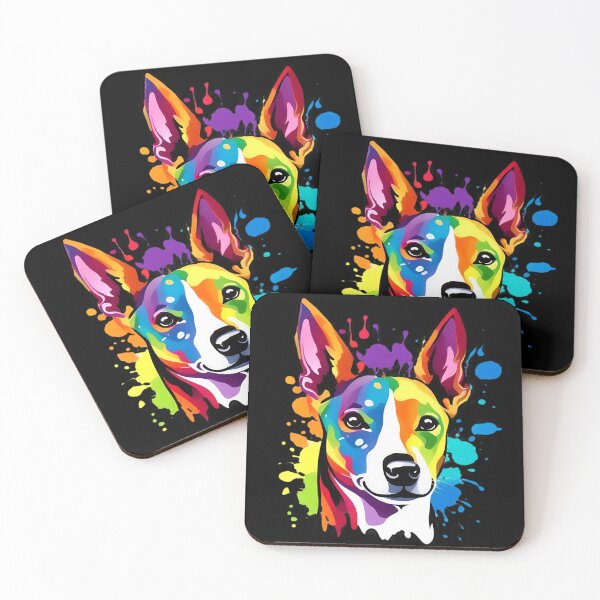 Item preview, Vibrant Basenji Portrait Design For Dog Lovers designed and sold by kakarikihill.
