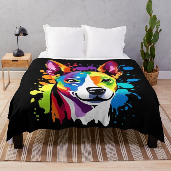 Item preview, Vibrant Basenji Portrait Design For Dog Lovers designed and sold by kakarikihill.