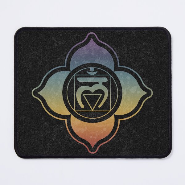 Item preview, Root Chakra Lotus - Coal + Rainbow Sunset designed and sold by Irene Estelle.