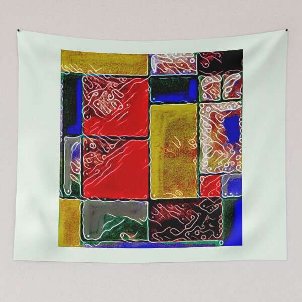 Item preview, Postmodern Mondrian (3), a postmodernist reconstruction of Mondrian. designed and sold by thalasson.