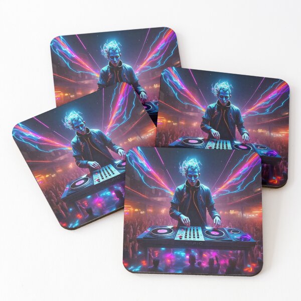 Item preview, Giant Blue DJ Demon designed and sold by ElevatedElite.