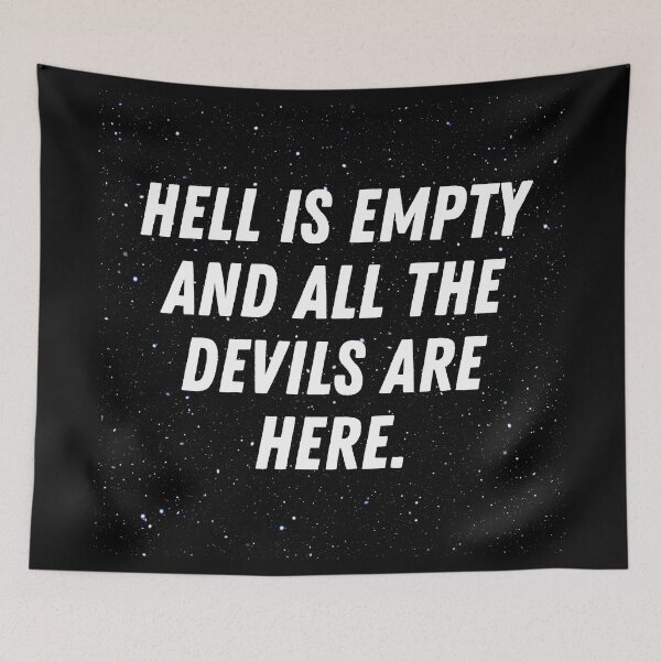 Item preview, The Tempest Quote designed and sold by Parasocialite.