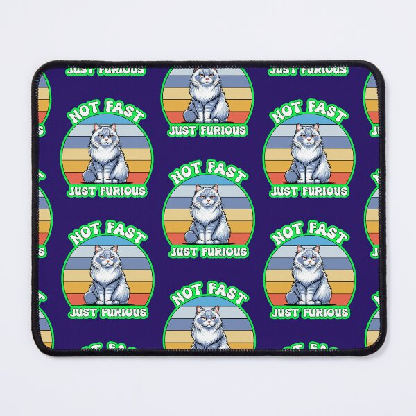 Item preview, Not Fast Just Furious Cat designed and sold by WoodburyLake.