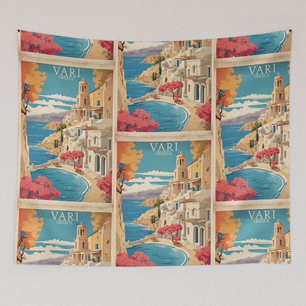 Item preview, Vari Greece Vintage Travel Tourism  designed and sold by TravelersGems.