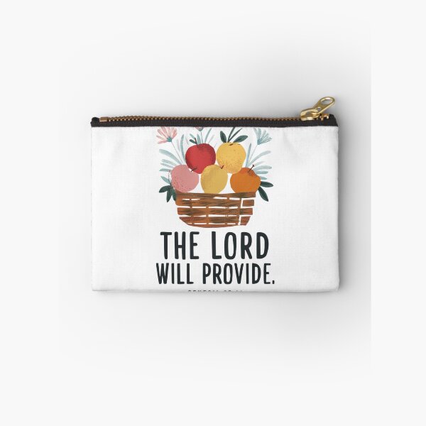 Item preview, The Lord Will Provide - Genesis 22:14, Basket Overflowing with Fruits and Flowers Art designed and sold by Faithloveshop.