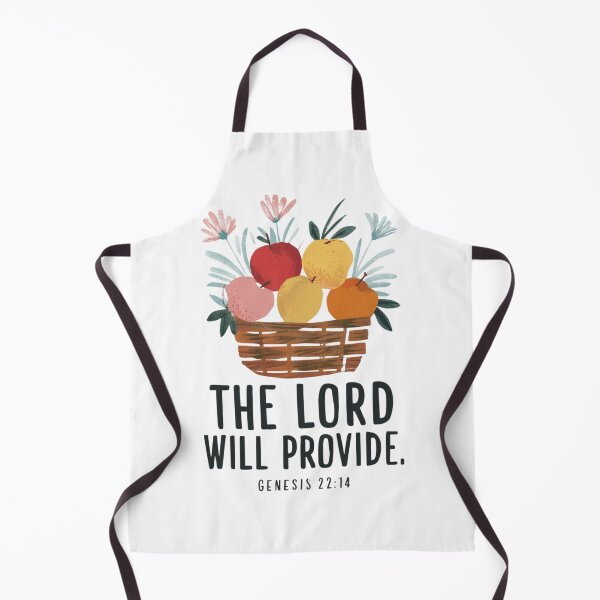 Item preview, The Lord Will Provide - Genesis 22:14, Basket Overflowing with Fruits and Flowers Art designed and sold by Faithloveshop.