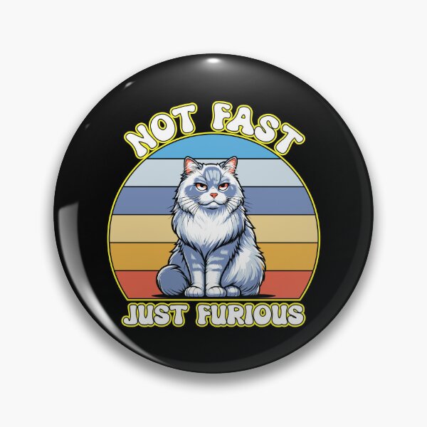Artikelvorschau, Not Fast Just Furious Cat entworfen und verkauft von WoodburyLake.