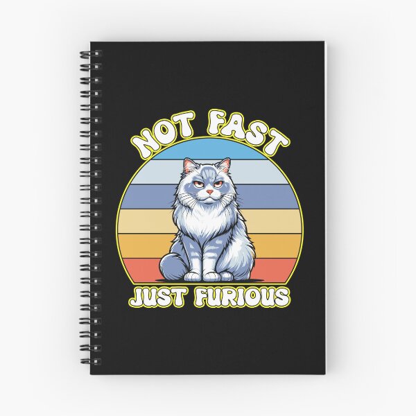 Artikelvorschau, Not Fast Just Furious Cat  entworfen und verkauft von WoodburyLake.