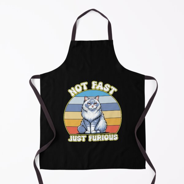 Item preview, Not Fast Just Furious Cat designed and sold by WoodburyLake.