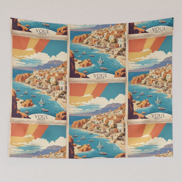 Item preview, Voul Greece Vintage Travel Tourism  designed and sold by TravelersGems.