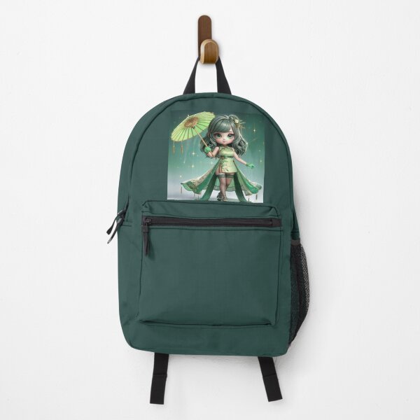 Item preview, Sayuri, the Green Guardian of the Chibi Order of Silk designed and sold by CHIBI_POPZ.