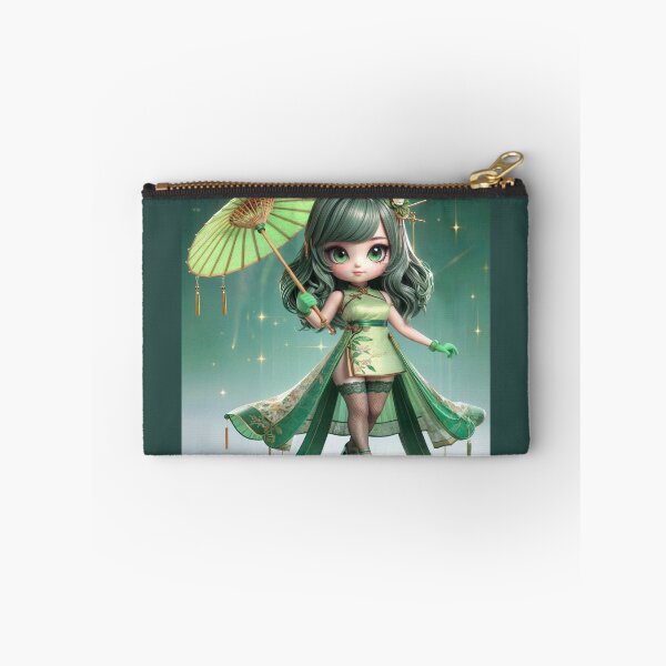 Item preview, Sayuri, the Green Guardian of the Chibi Order of Silk designed and sold by CHIBI_POPZ.